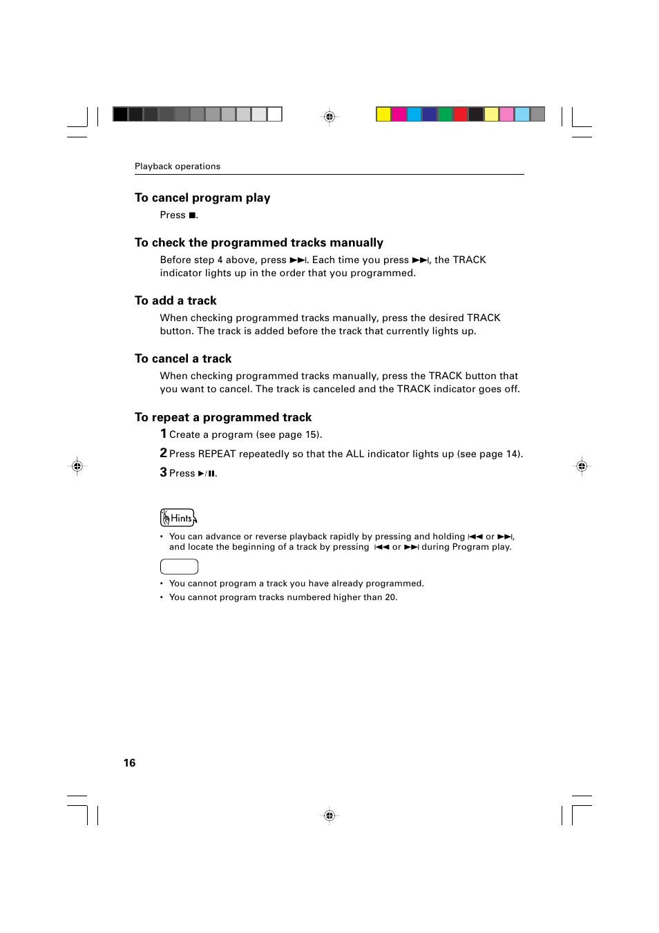 JVC XR-D400SL User Manual | Page 20 / 36