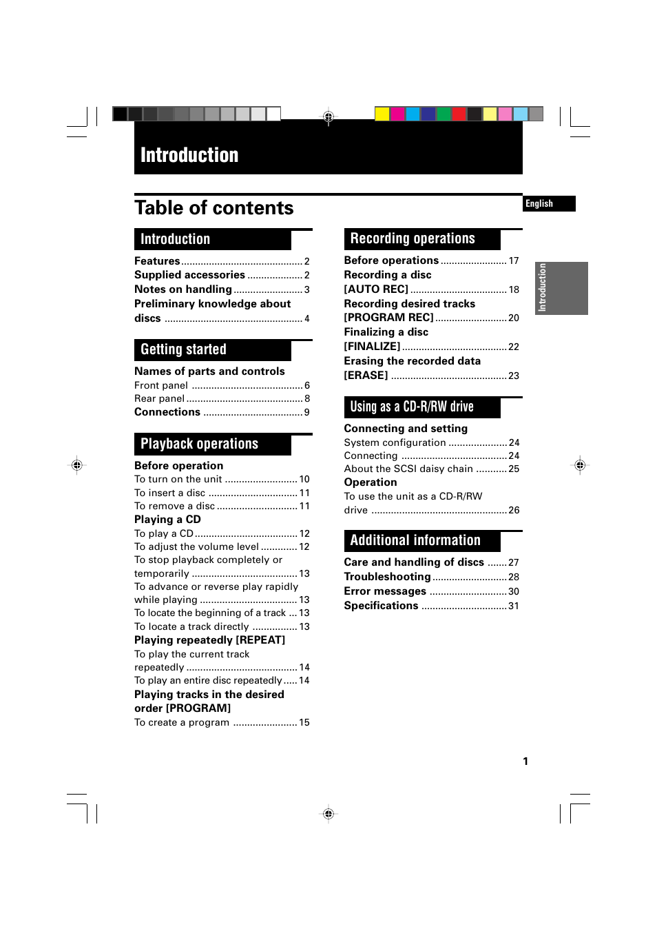 JVC XR-D400SL User Manual | Page 5 / 36