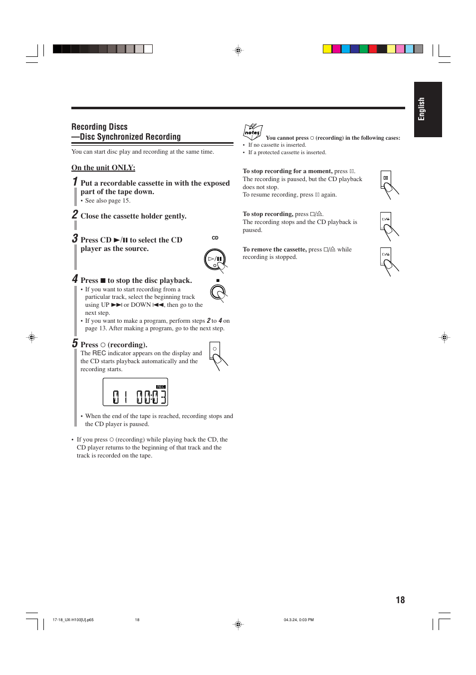 JVC CA-UXH100 User Manual | Page 75 / 80