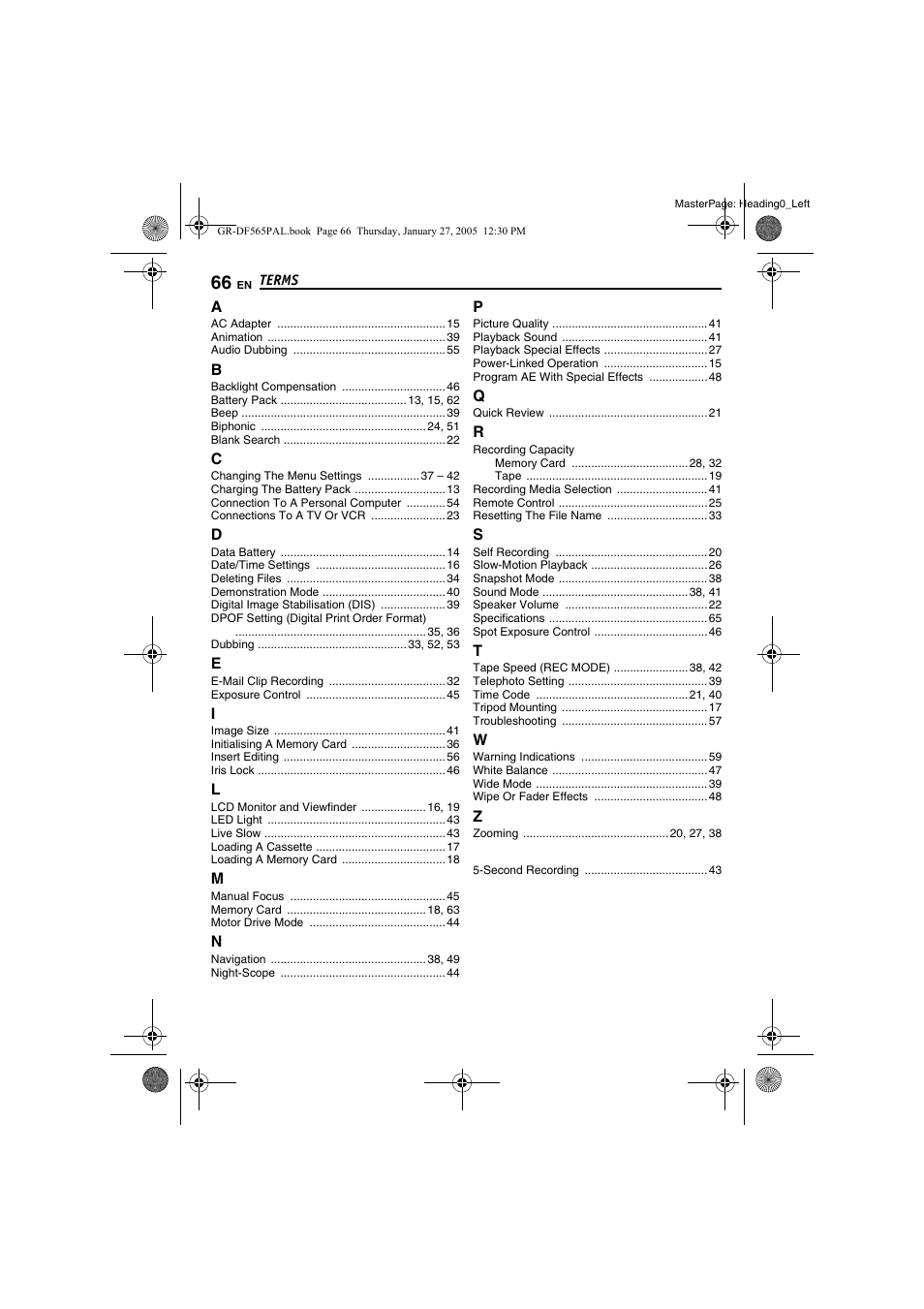 Terms | JVC GR-DF565 User Manual | Page 66 / 68