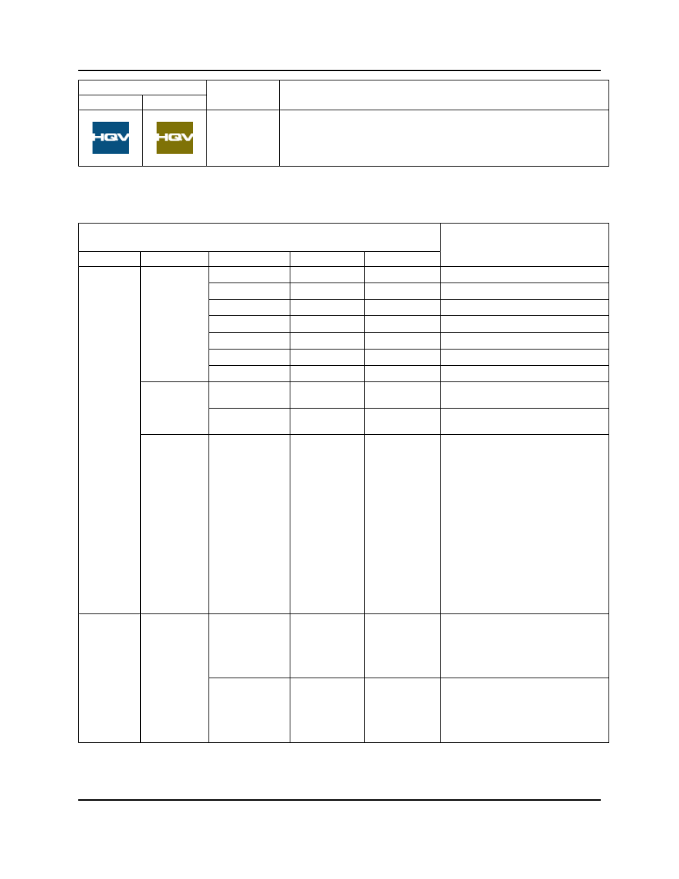Table 4 | JVC HR-1080-PRO User Manual | Page 21 / 36