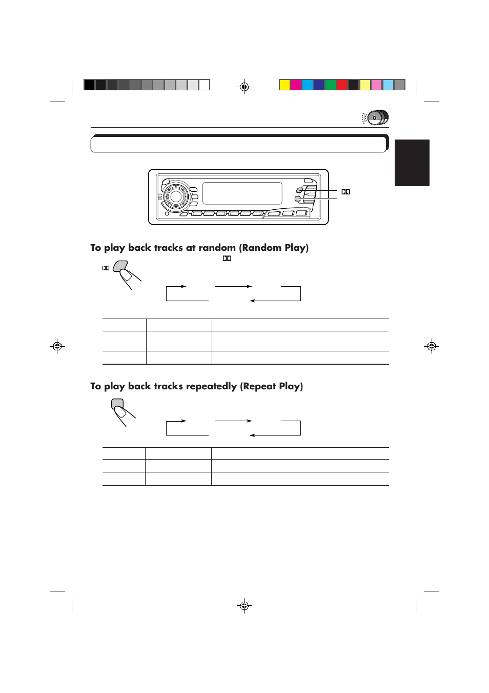 Selecting cd playback modes | JVC Instructions User Manual | Page 27 / 32