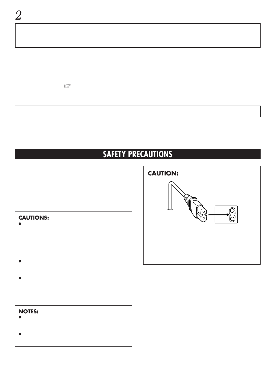 Safety precautions | JVC GR-DVL1020 User Manual | Page 3 / 88