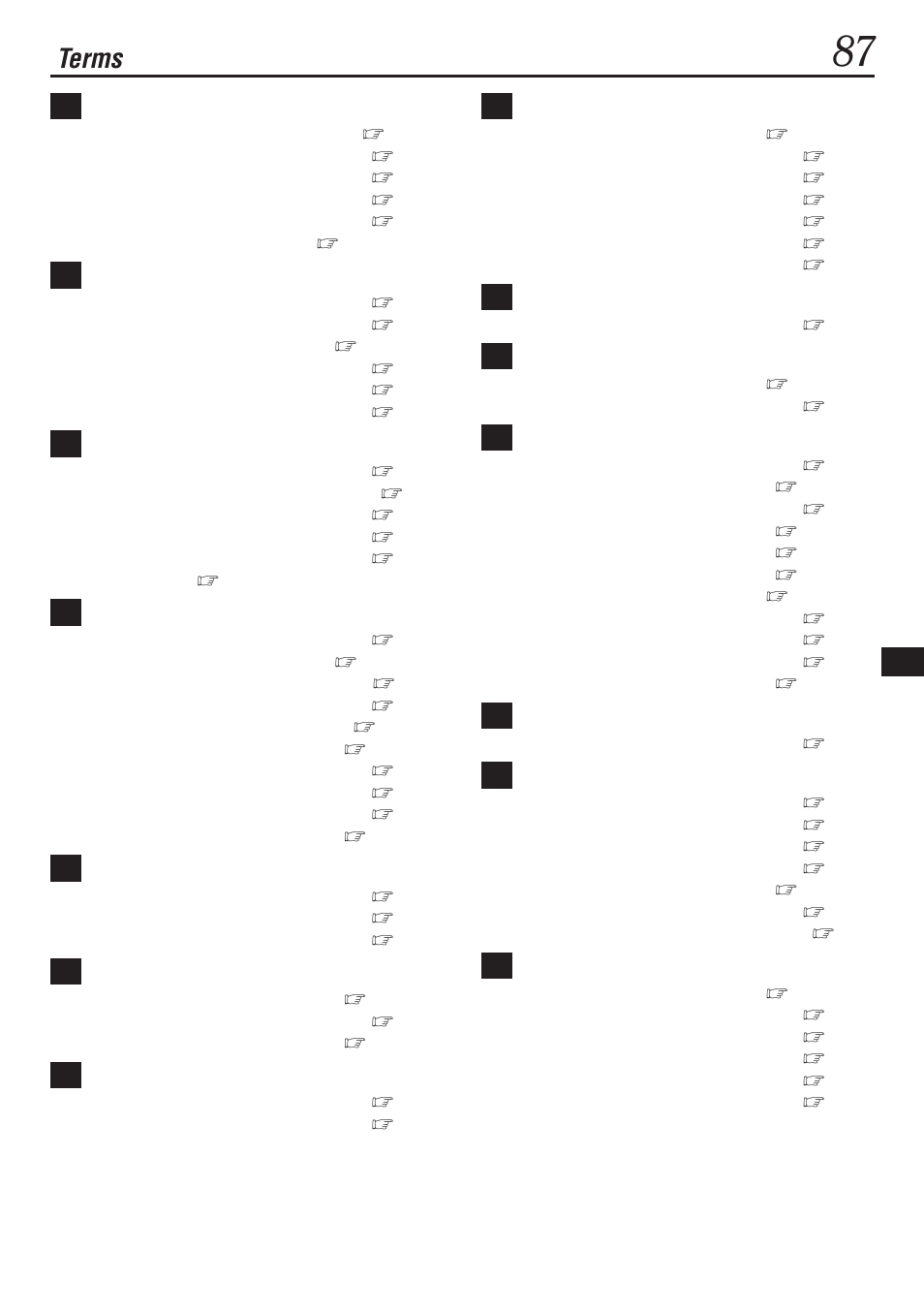 Terms | JVC GR-DVL1020 User Manual | Page 88 / 88