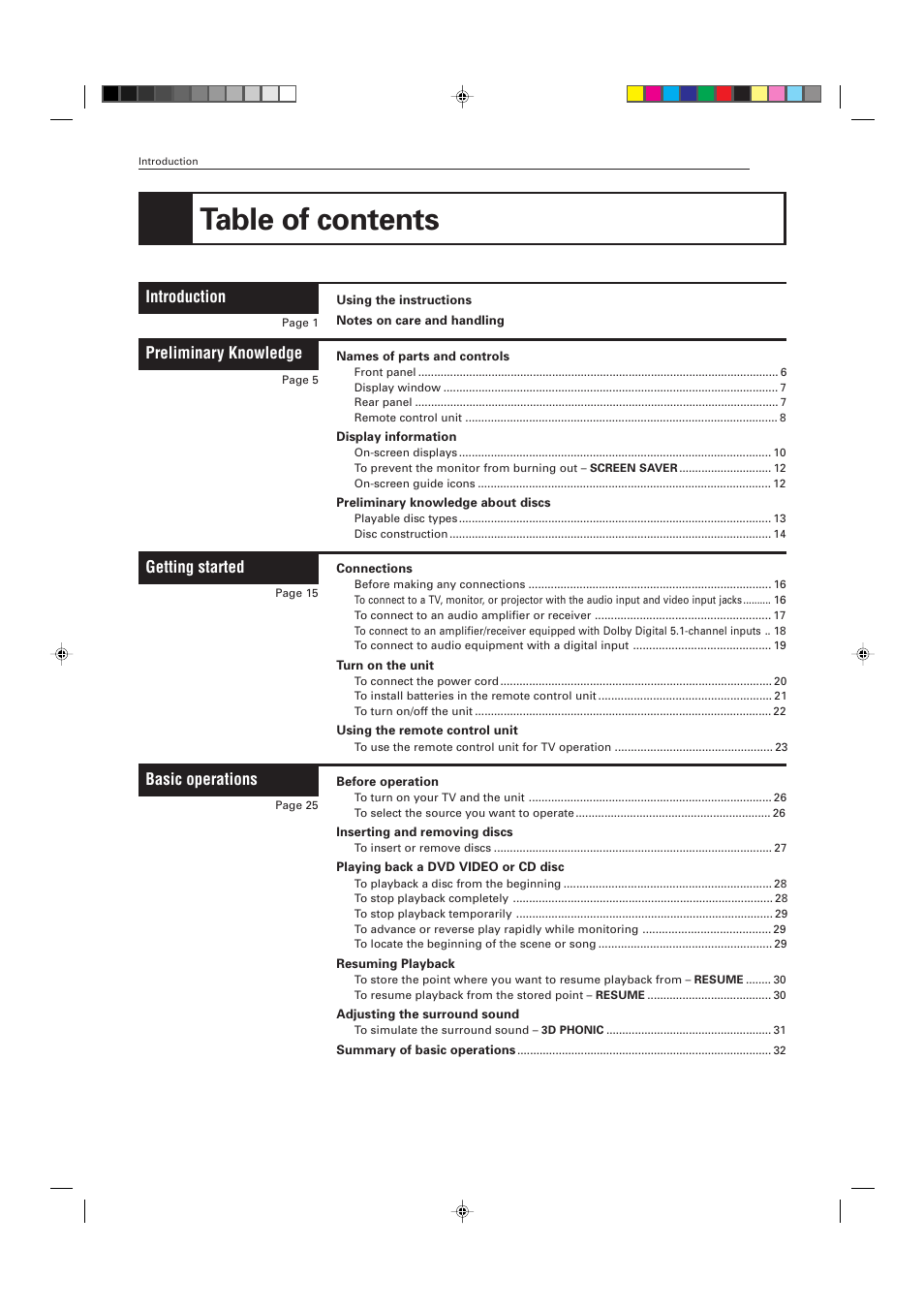 JVC XV-D705GD User Manual | Page 4 / 113