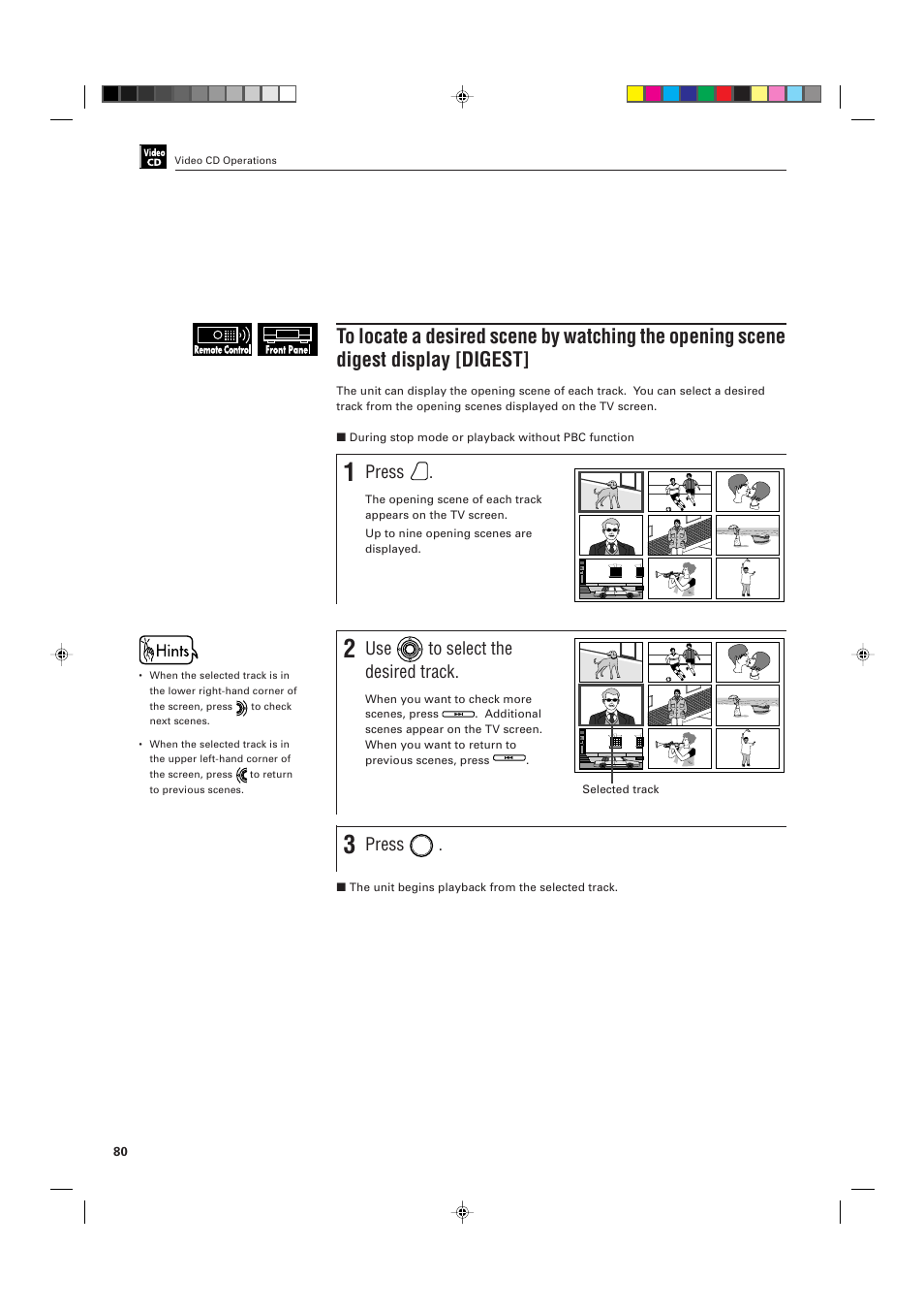 Press, Use to select the desired track | JVC XV-D705GD User Manual | Page 82 / 113