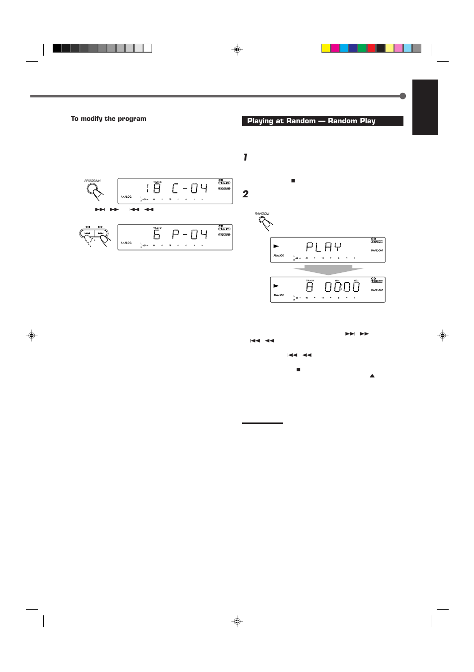 English | JVC XL-R910SL User Manual | Page 13 / 22