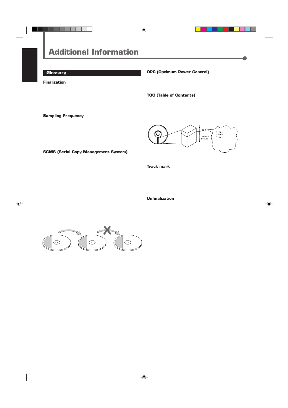 Additional information, Ok no | JVC XL-R910SL User Manual | Page 18 / 22