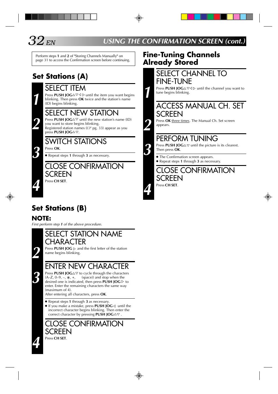 JVC HR-J638E/EH User Manual | Page 32 / 40