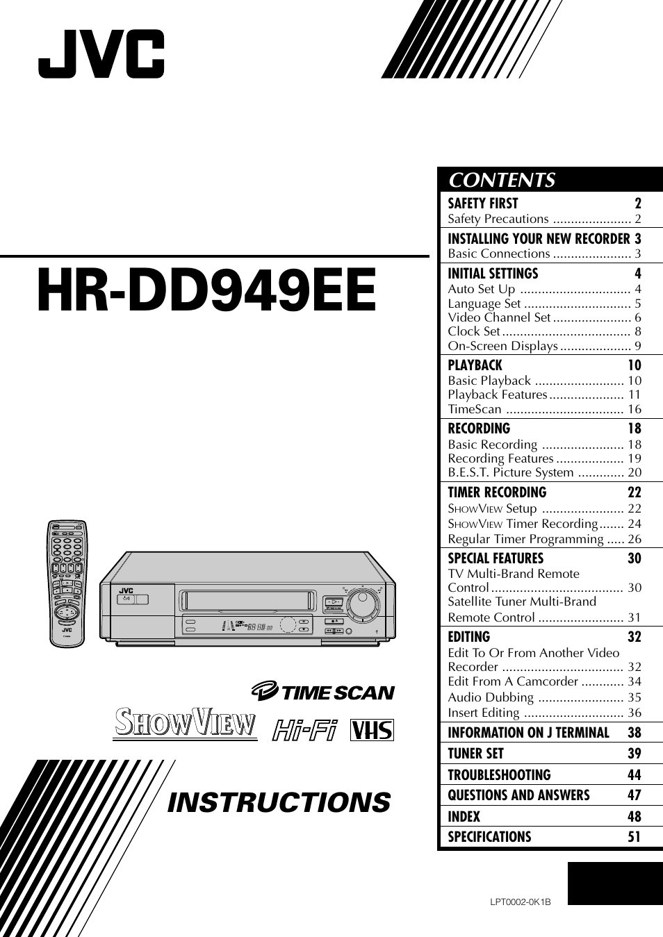 JVC HR-DD949EE User Manual | 52 pages