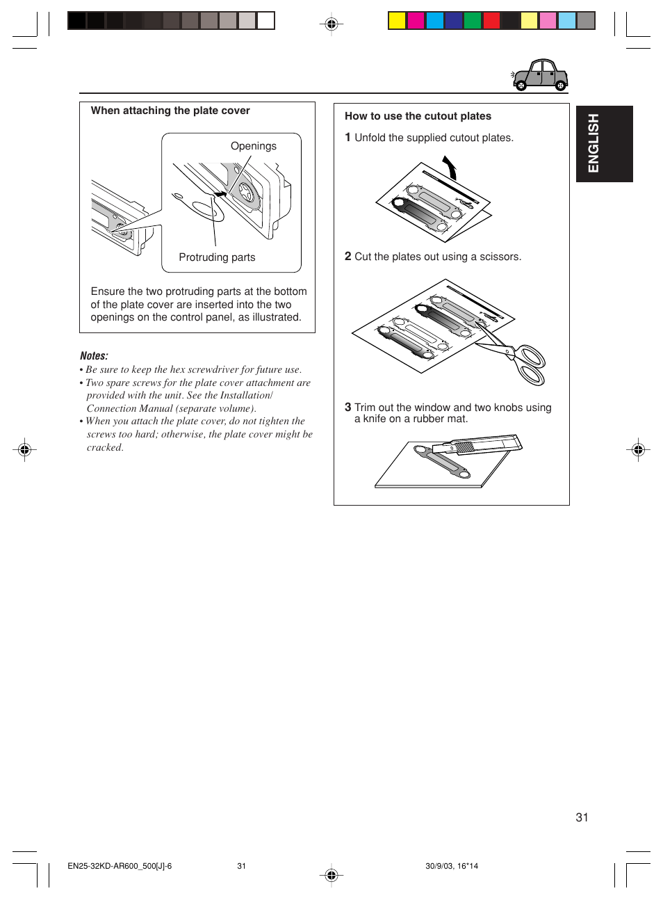 English | JVC KD-AR600 User Manual | Page 31 / 47