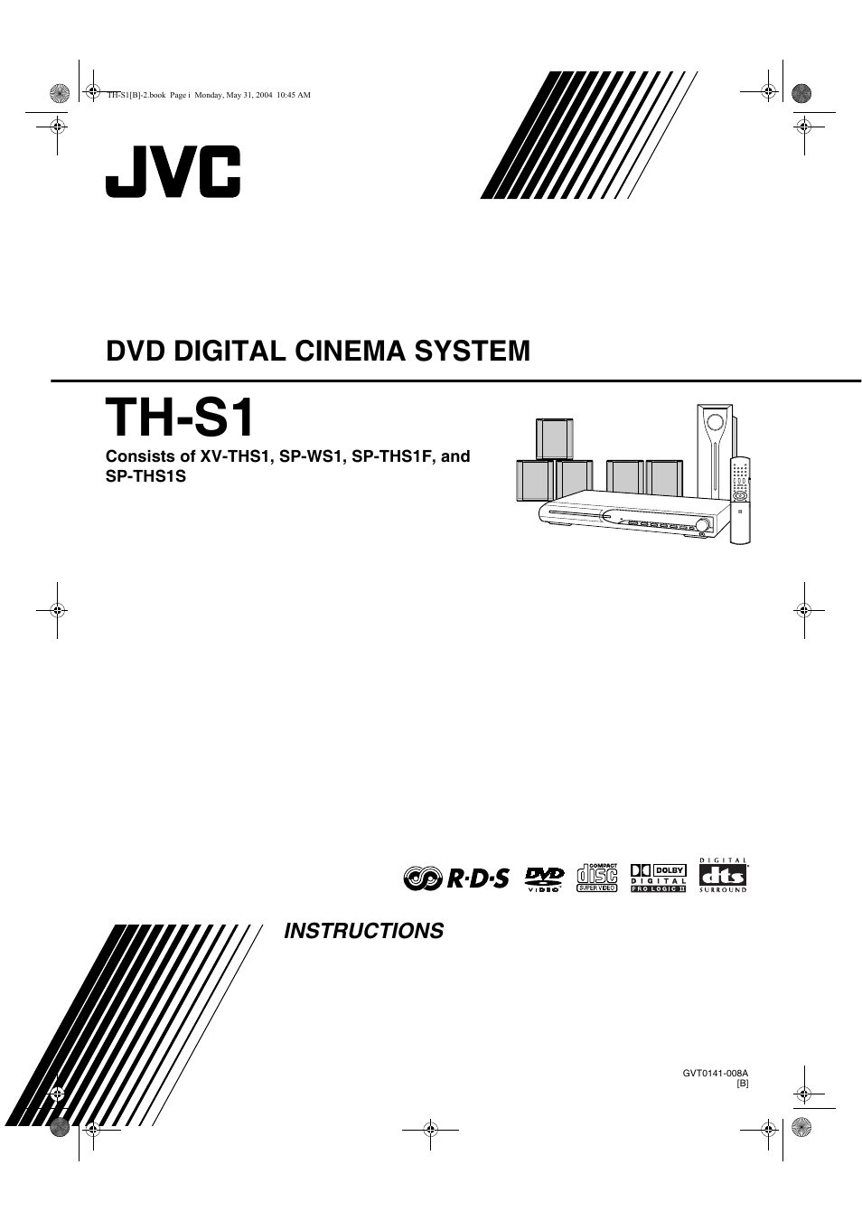 JVC TH-S1 User Manual | 44 pages