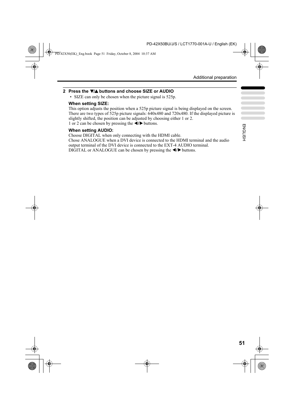 JVC PD-42X50BU User Manual | Page 53 / 58