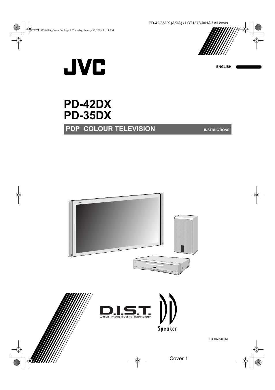 JVC PD-35DX  EN User Manual | 48 pages