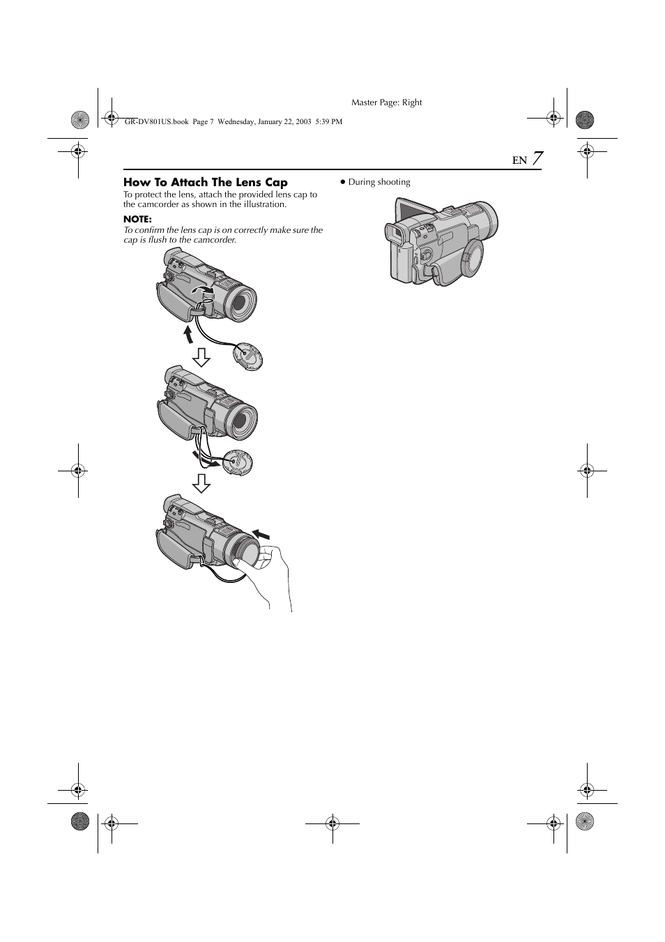 Pg. 7 | JVC GR-DV801 User Manual | Page 7 / 88