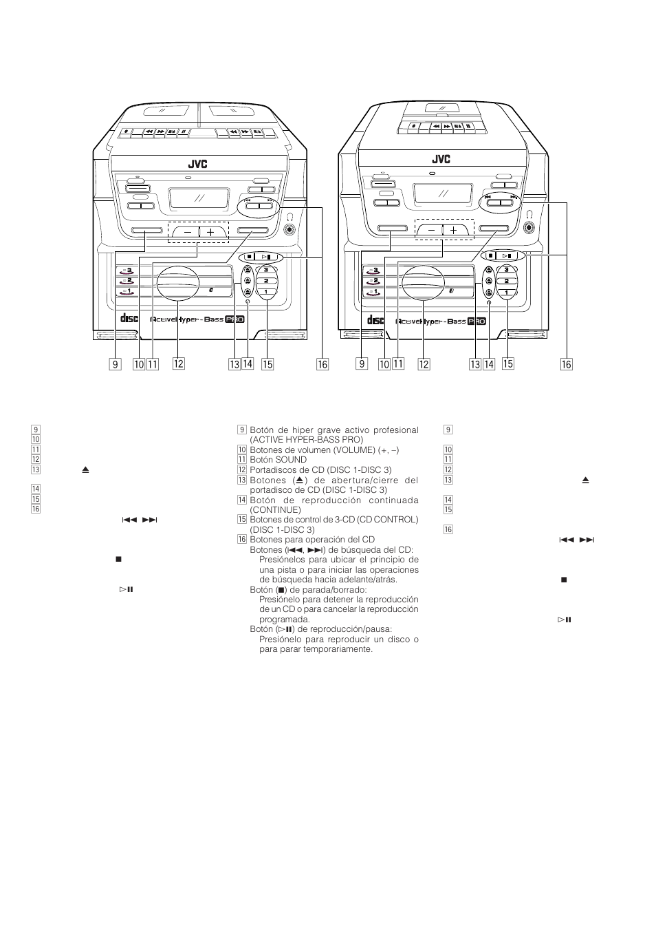 Pc-xc12 pc-xc8 | JVC PC-XC8 User Manual | Page 11 / 40