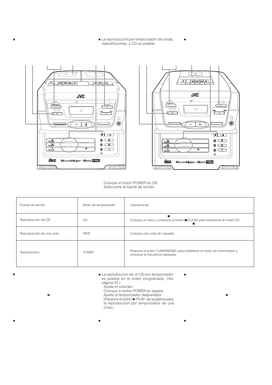 Timer playback, Reproducción por temporizador, Lecture par minuterie | Pc-xc8 pc-xc12 | JVC PC-XC8 User Manual | Page 35 / 40