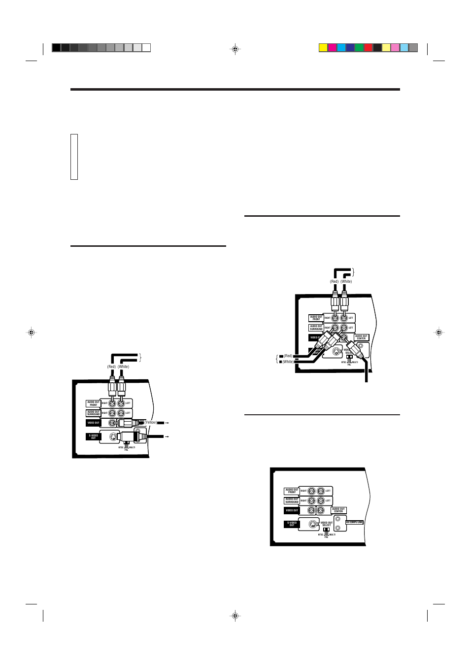 Before using for the first time, Basic connections, Video out select | Page 2 | JVC XL-MV757TN User Manual | Page 6 / 32