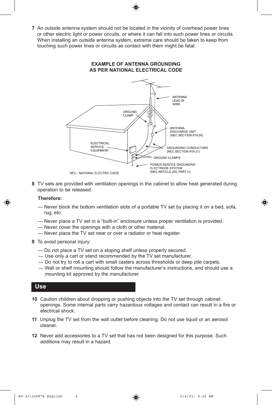 JVC AV 32DF74 User Manual | Page 4 / 60