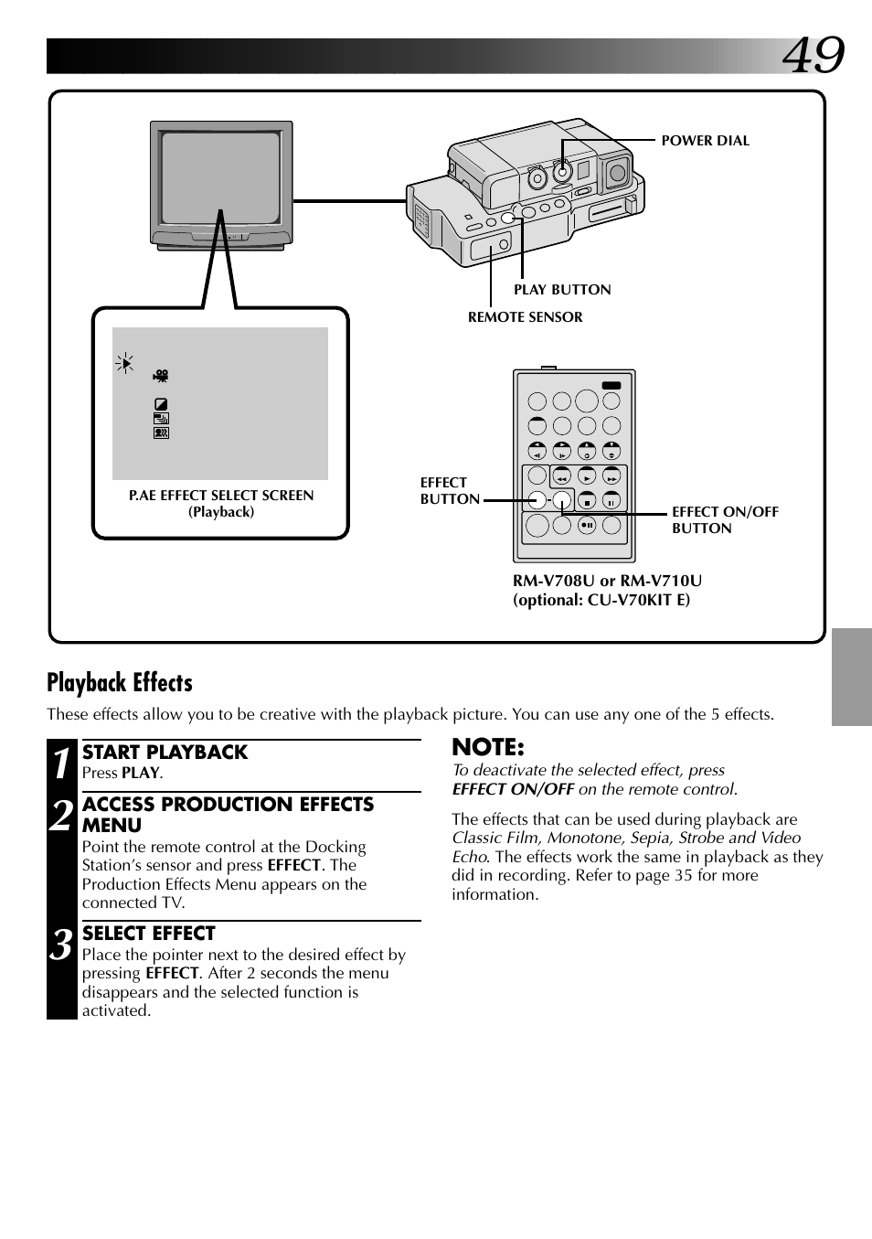 Playback effects | JVC GR-DVJ70 User Manual | Page 49 / 72