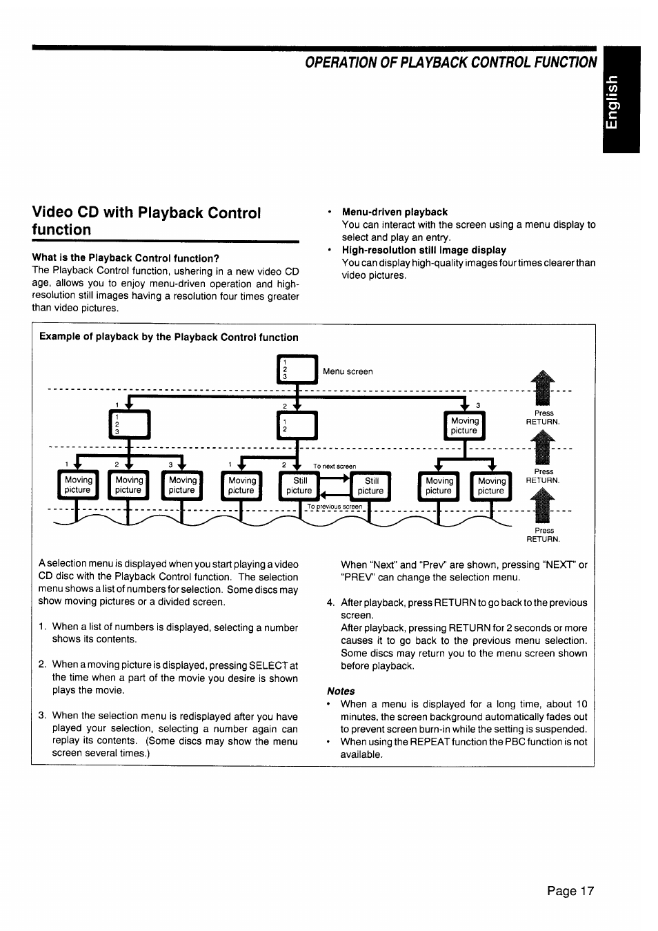 Video cd with playback control function, What is the playback control function, Menu-driven playback | JVC CA-V605T User Manual | Page 21 / 40