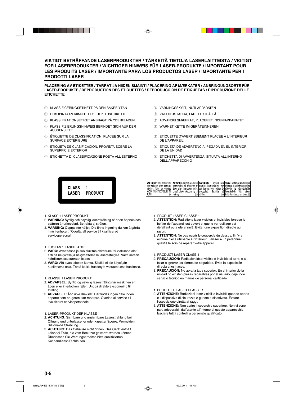 JVC RX-ES1SL User Manual | Page 6 / 76