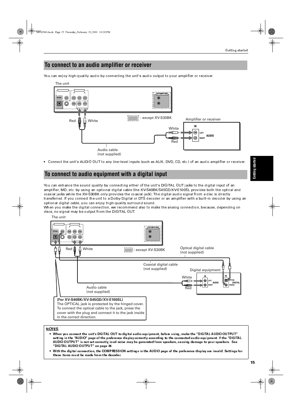 JVC XV-E100SL User Manual | Page 17 / 52