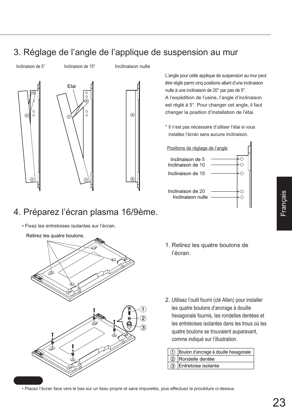 Fran çais | JVC TS-C50P6G User Manual | Page 16 / 72