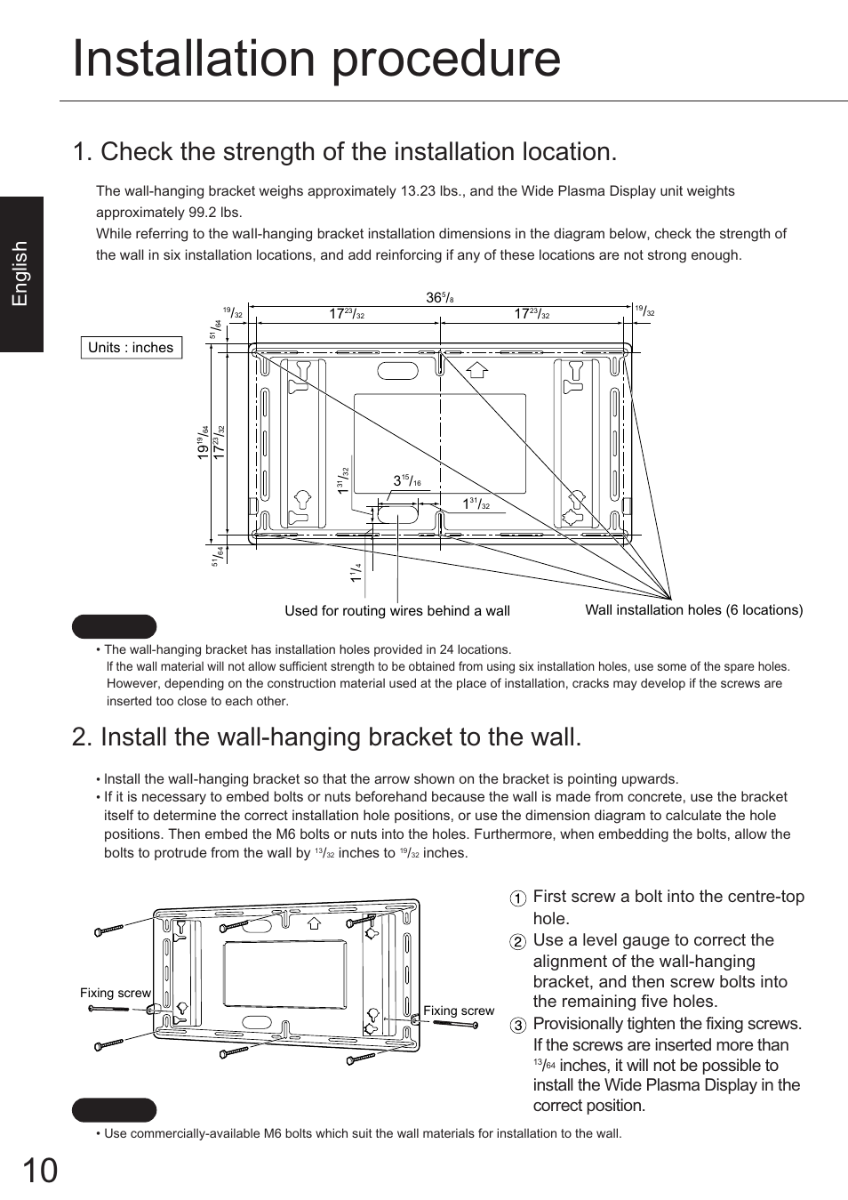 Installation procedure, English | JVC TS-C50P6G User Manual | Page 39 / 72