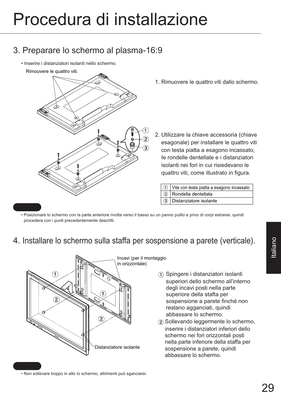 Procedura di installazione | JVC TS-C50P6G User Manual | Page 58 / 72