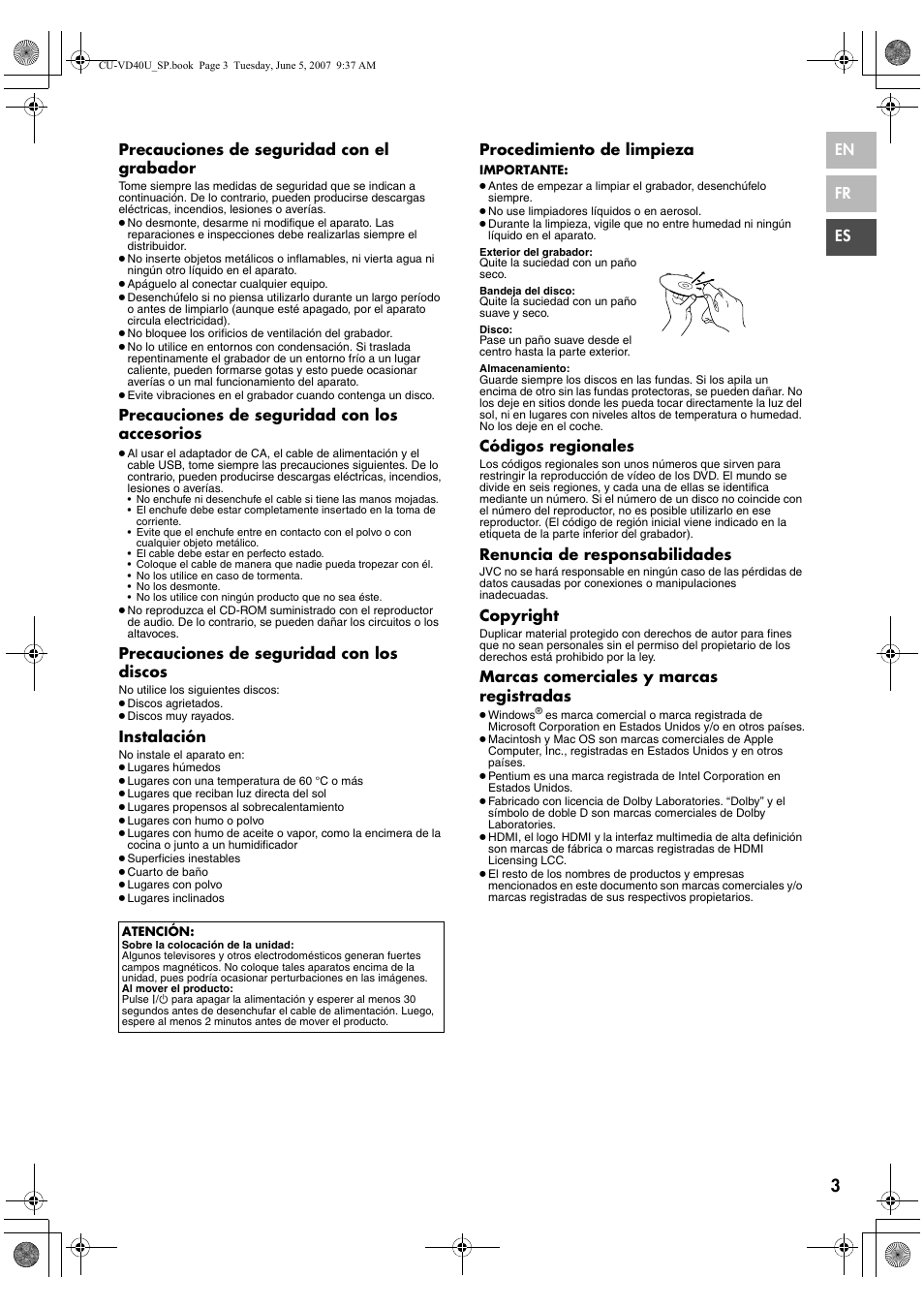 JVC CU-VD40U User Manual | Page 55 / 80