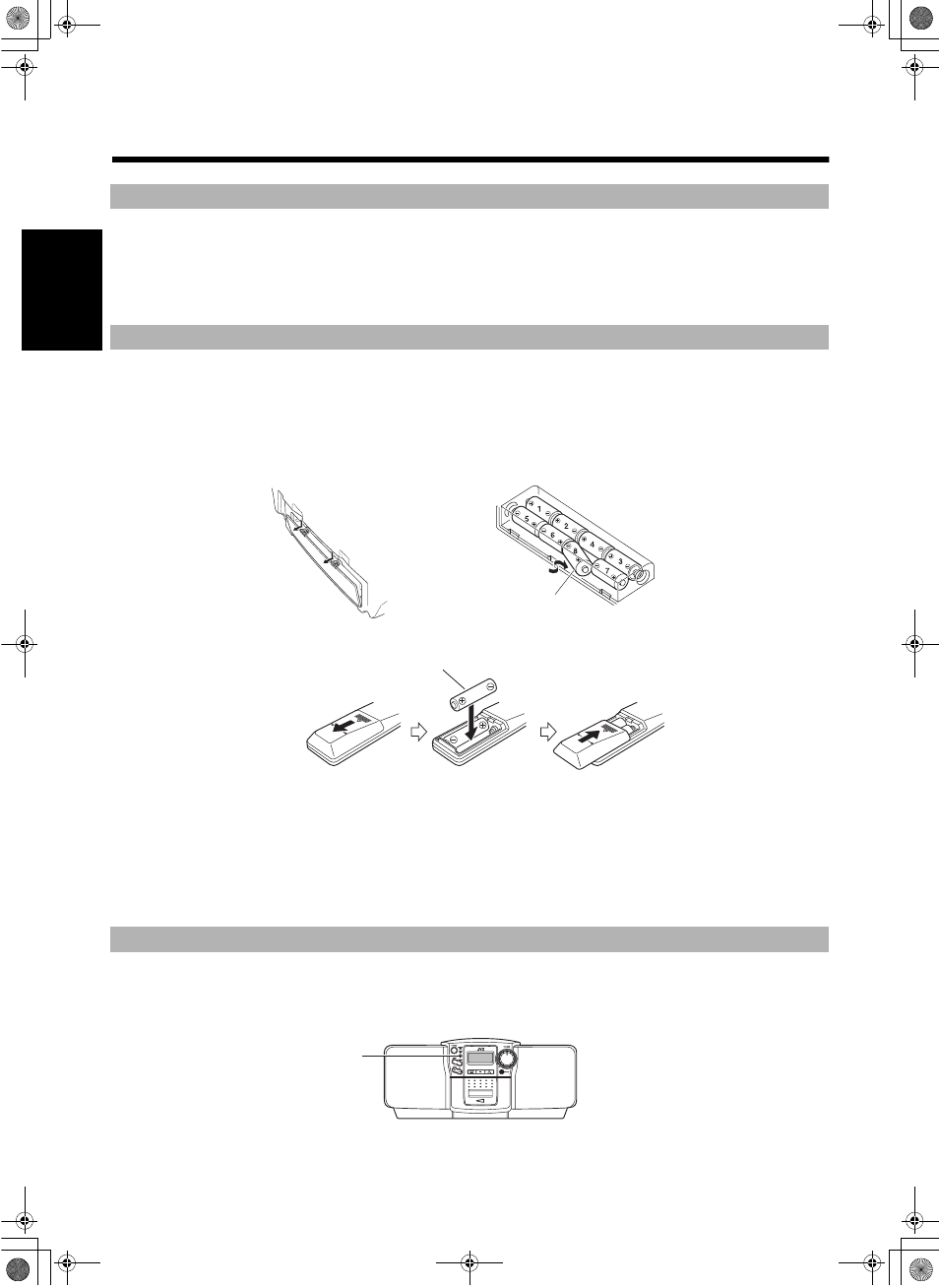 Como empezar, Cómo empezar | JVC RC-BZ5LB User Manual | Page 14 / 33