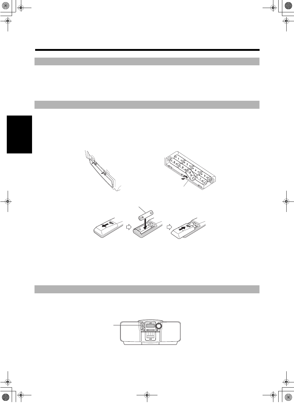 Pour commencer | JVC RC-BZ5LB User Manual | Page 24 / 33