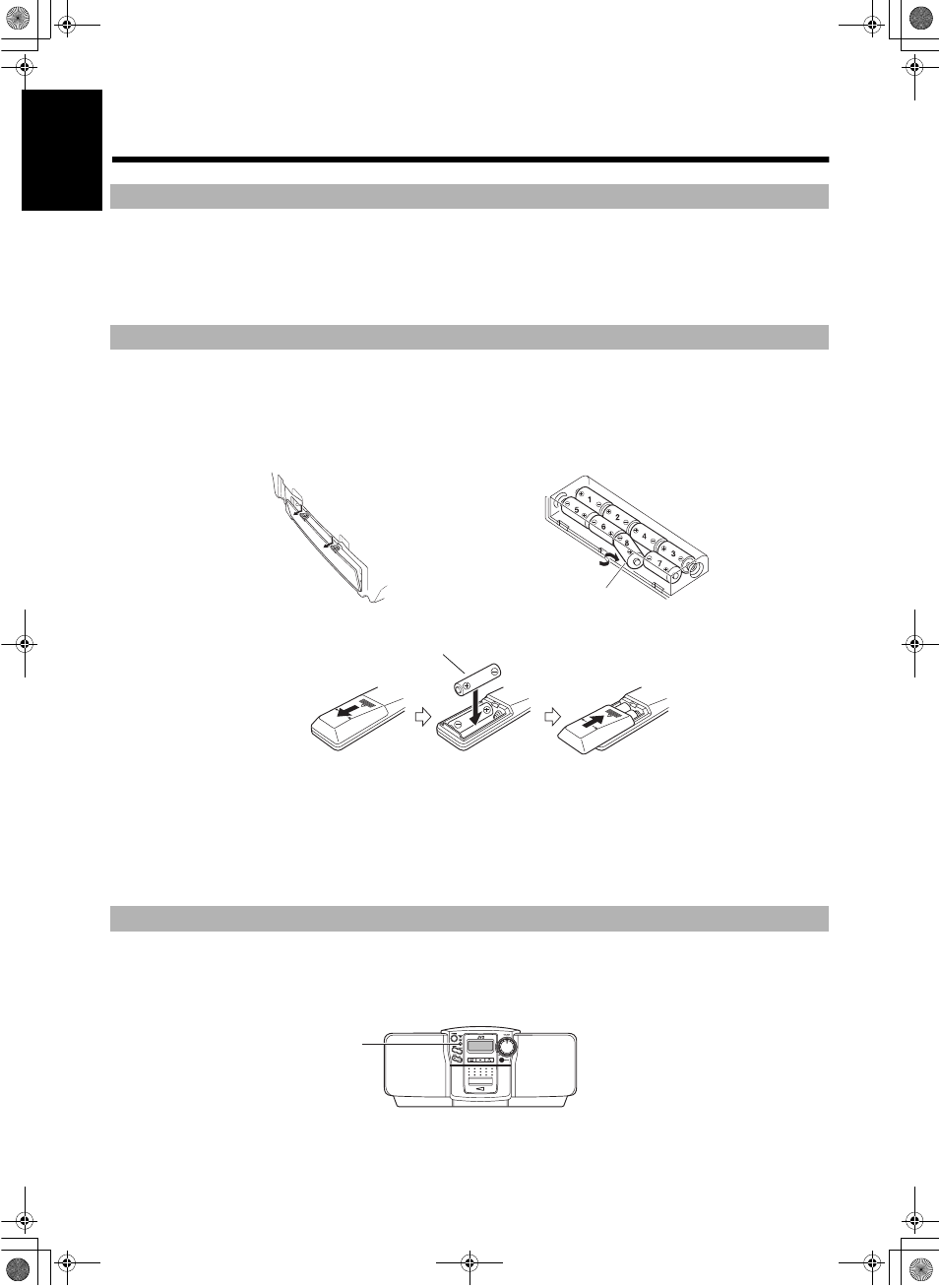 Getting started | JVC RC-BZ5LB User Manual | Page 4 / 33