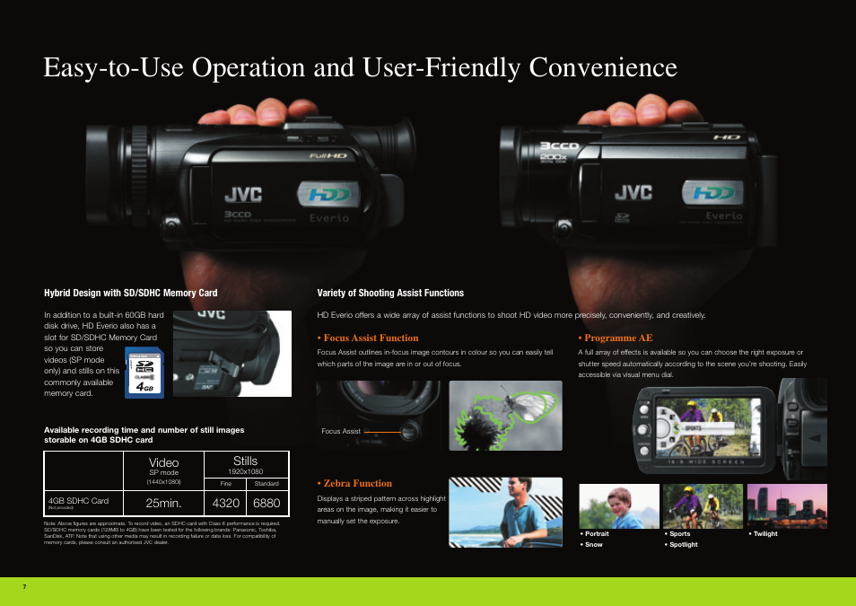 Video stills | JVC Everio GZ-HD7 User Manual | Page 8 / 12
