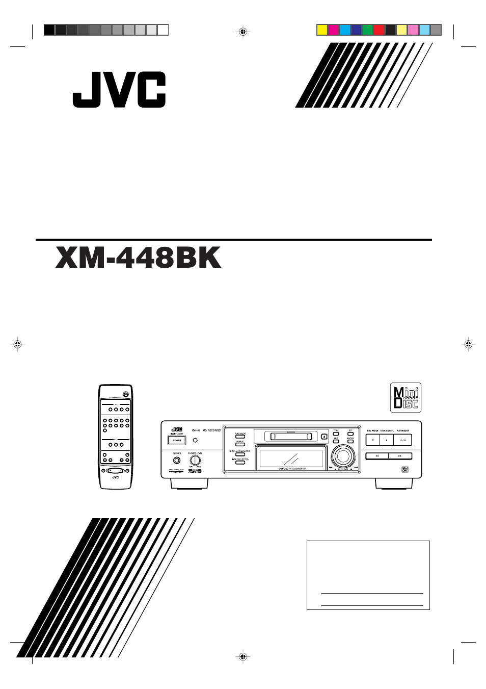 JVC XM-448BK User Manual | 44 pages