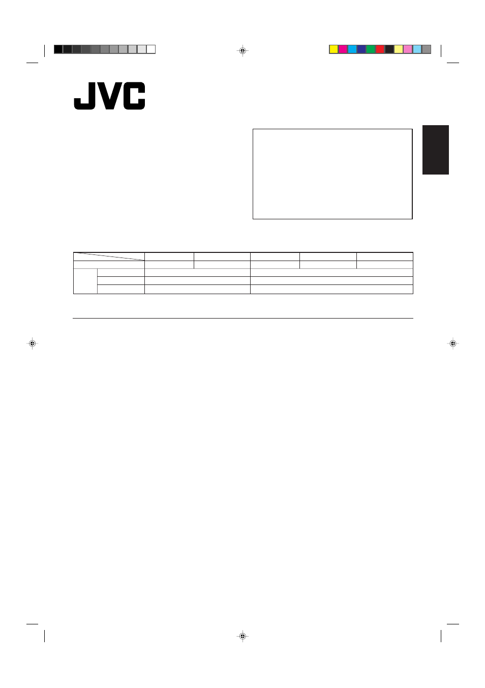 JVC GD-V4211PCE User Manual | 40 pages