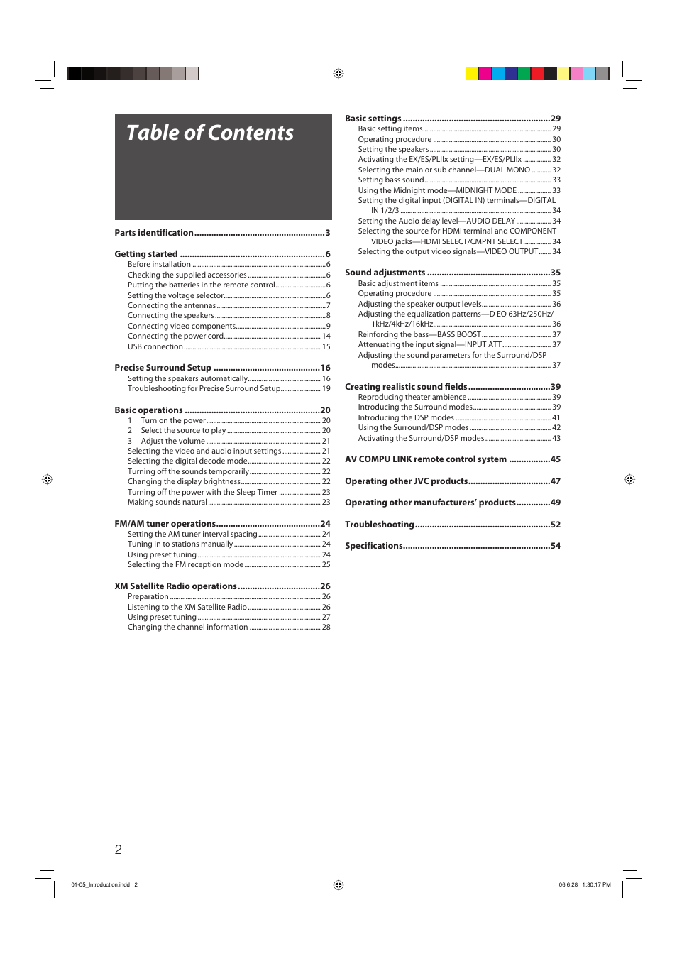 JVC RX-D412BUJ User Manual | Page 4 / 58