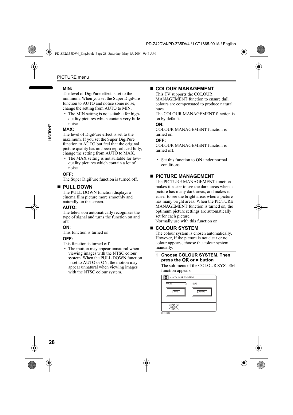 JVC PD-Z35DV4 User Manual | Page 29 / 52