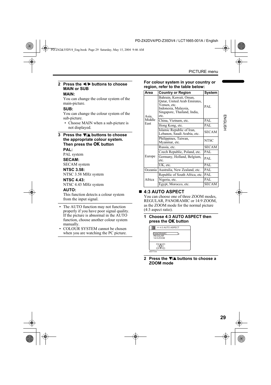 JVC PD-Z35DV4 User Manual | Page 30 / 52