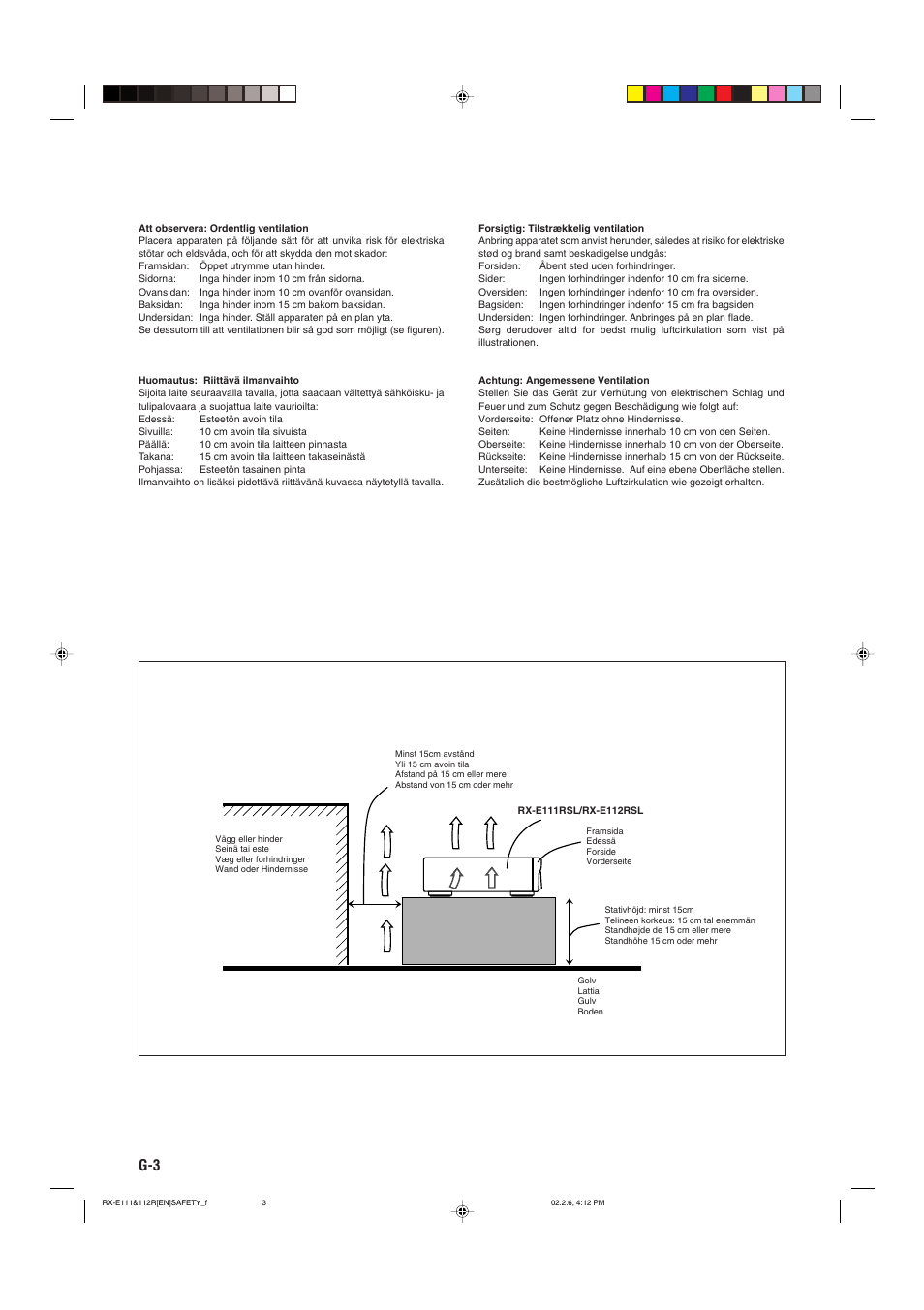 JVC RX-E112RSL User Manual | Page 4 / 52