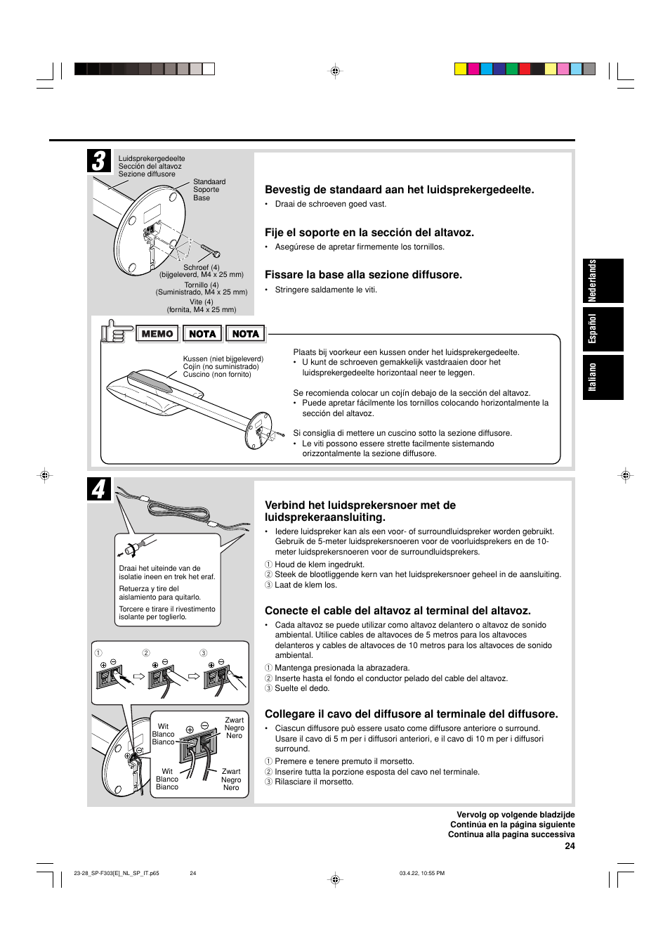 JVC SP-F303C User Manual | Page 25 / 48