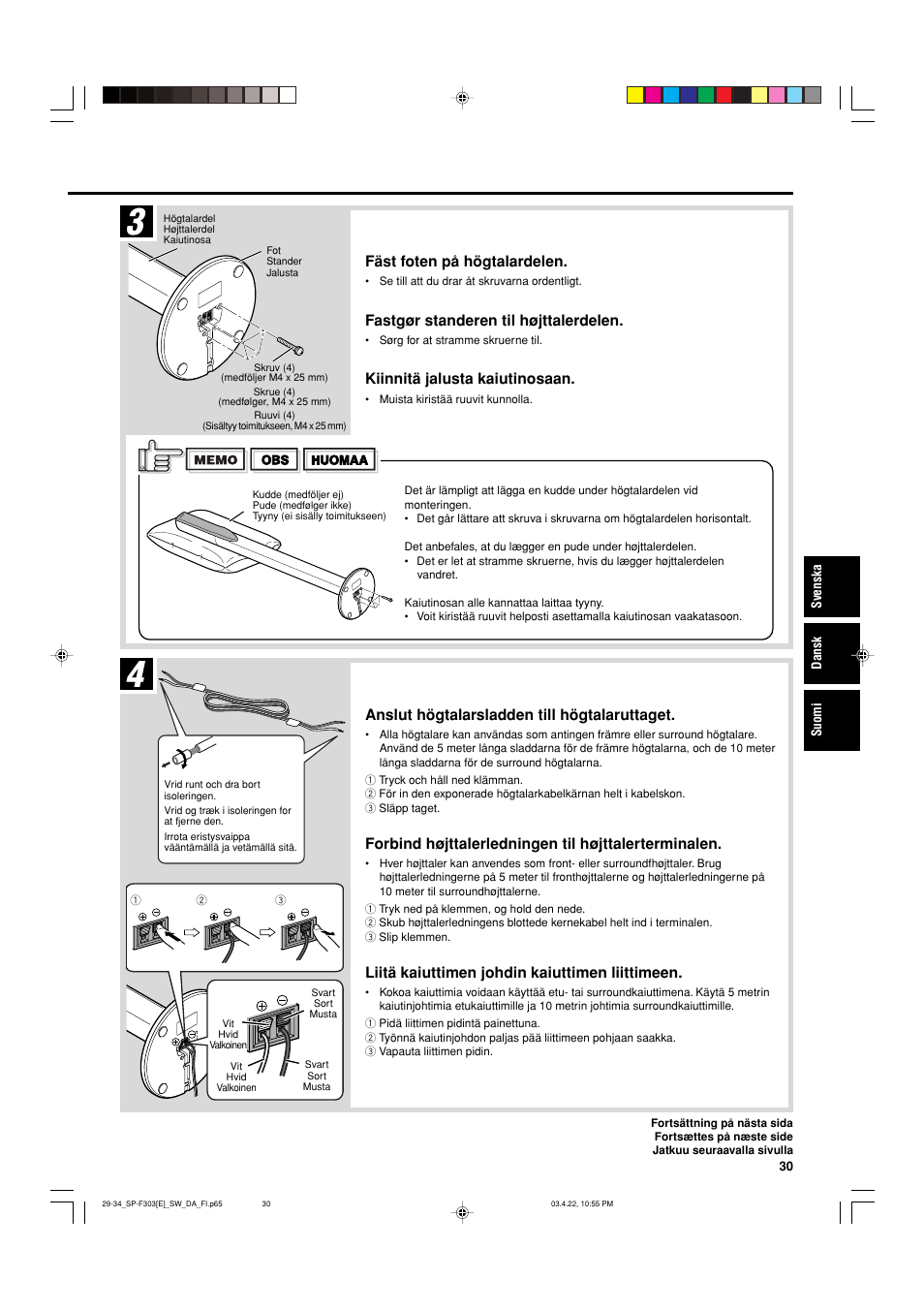 JVC SP-F303C User Manual | Page 31 / 48