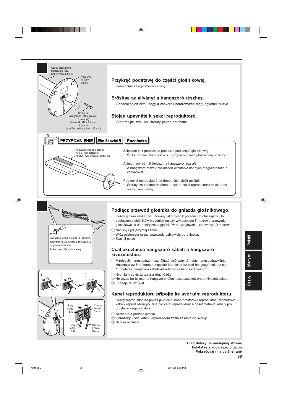 JVC SP-F303C User Manual | Page 37 / 48