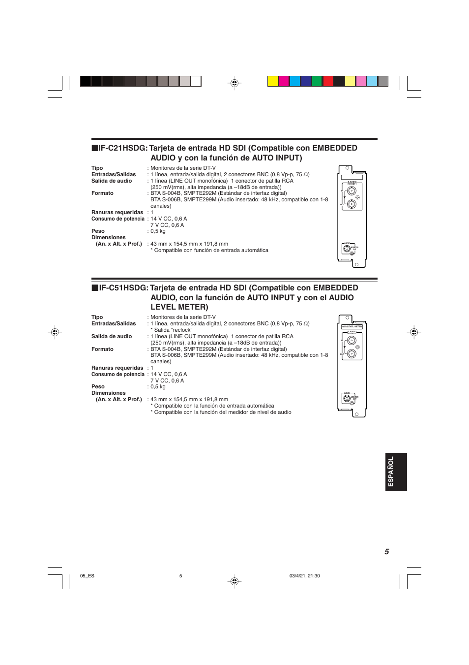 JVC IF-C21SDG User Manual | Page 47 / 64