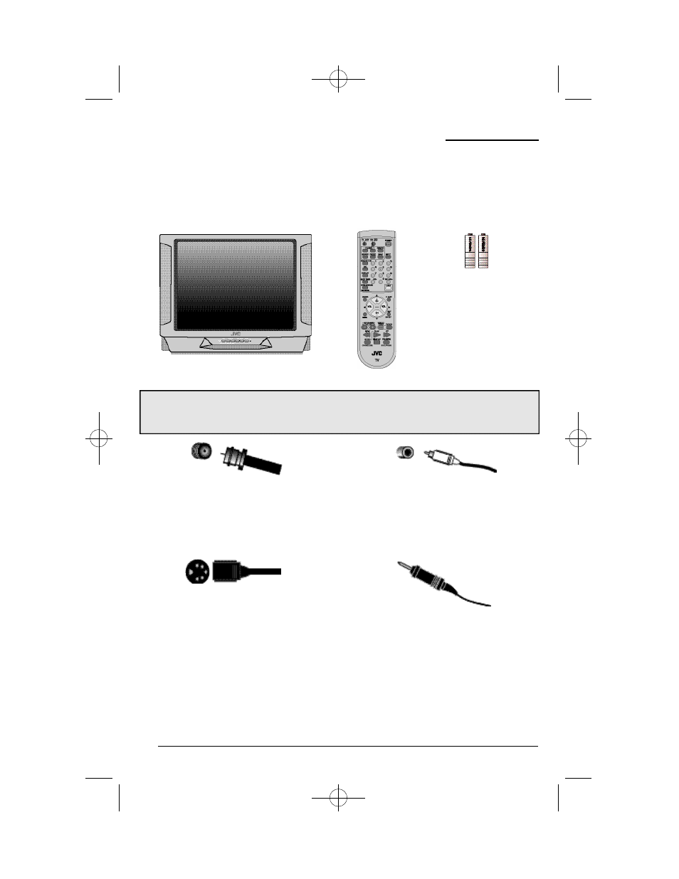 Unpacking your television | JVC AV 36D502 User Manual | Page 6 / 52