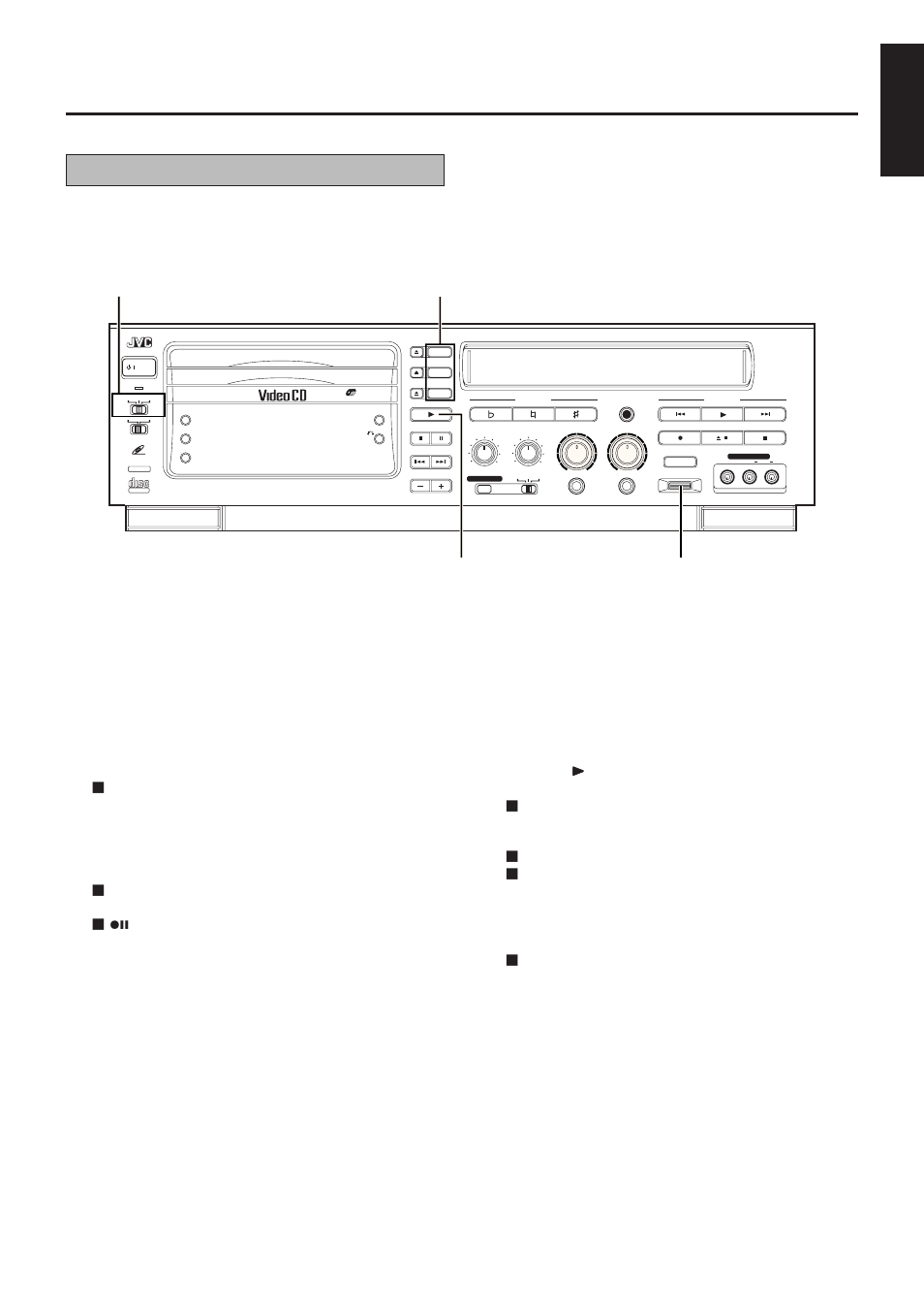 Editing (cont'd), Cd recording, English | Operation | JVC HR-VCD1 User Manual | Page 27 / 32