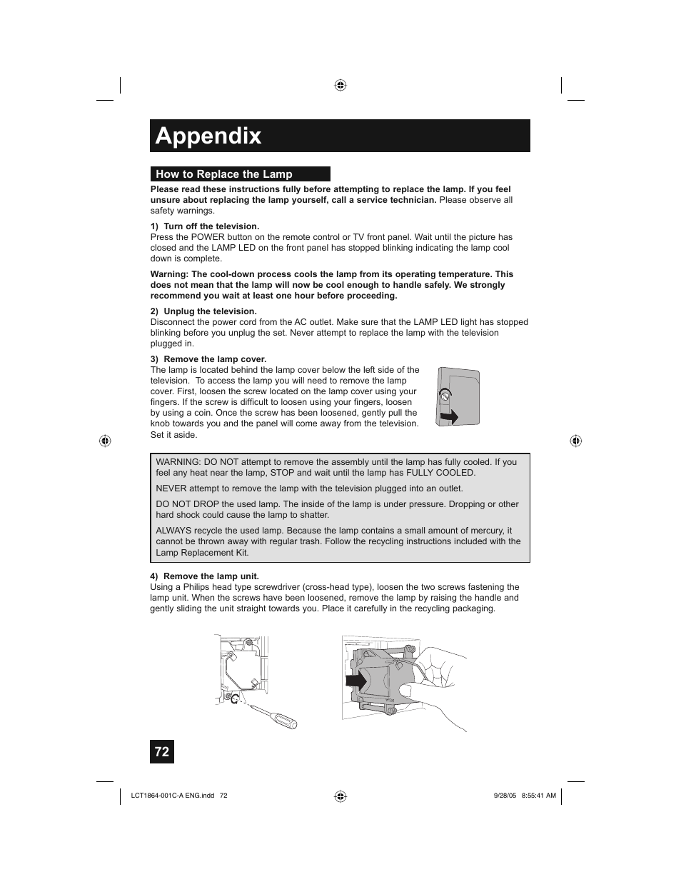 Appendix | JVC HD-61Z576 User Manual | Page 72 / 80