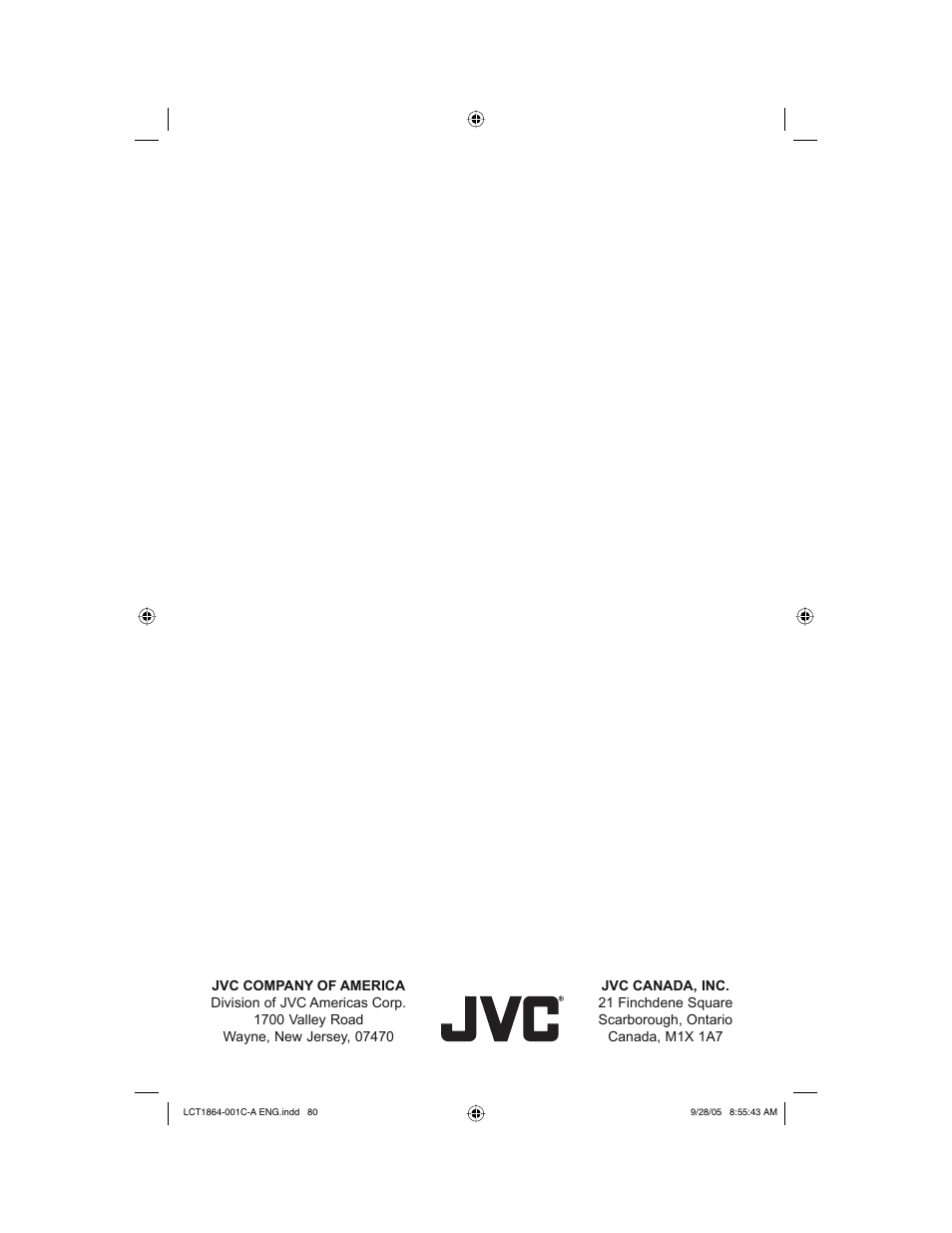 JVC HD-61Z576 User Manual | Page 80 / 80