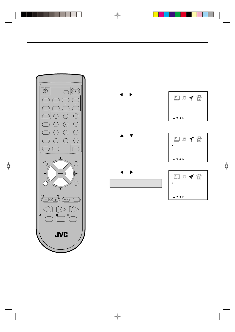 Tv / dvd, Tv/catv selection | JVC AV-20FD22 User Manual | Page 17 / 52